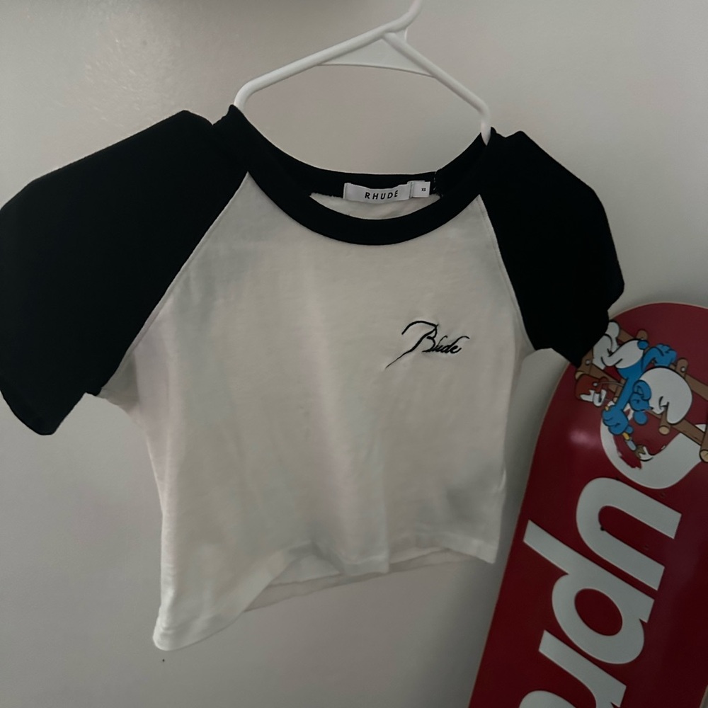 rhude crop top